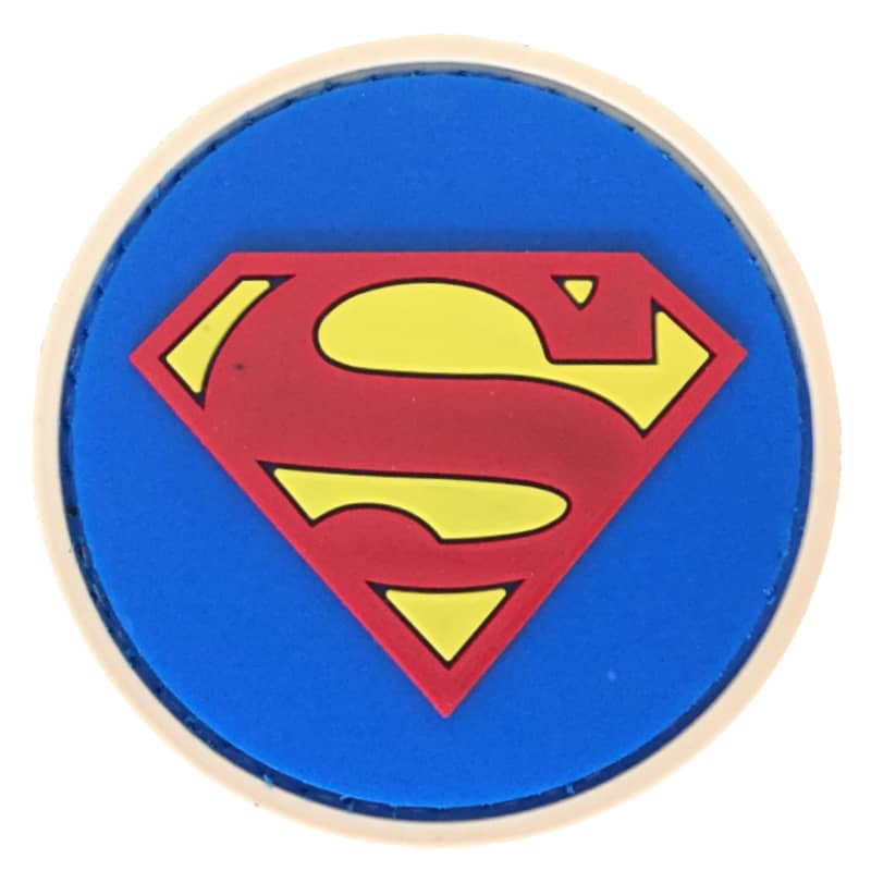 TPB Superman Logo Round Patch-The Patch Board-Socom Tactical Airsoft