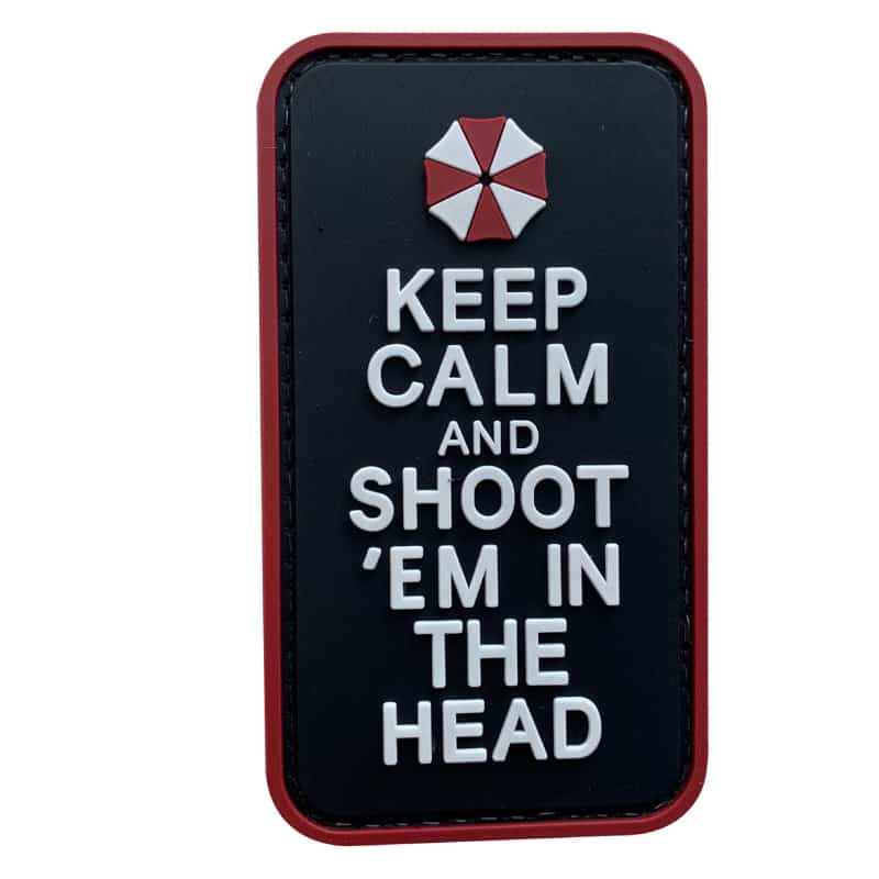 TPB Umbrella Keep Calm And Shoot 'Em In The Head Patch-The Patch Board-Socom Tactical Airsoft