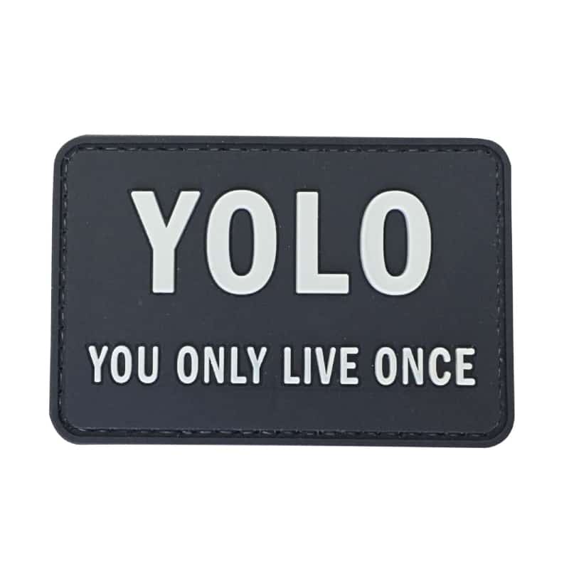 TPB YOLO You Only Live Once Patch (Black)-The Patch Board-Socom Tactical Airsoft