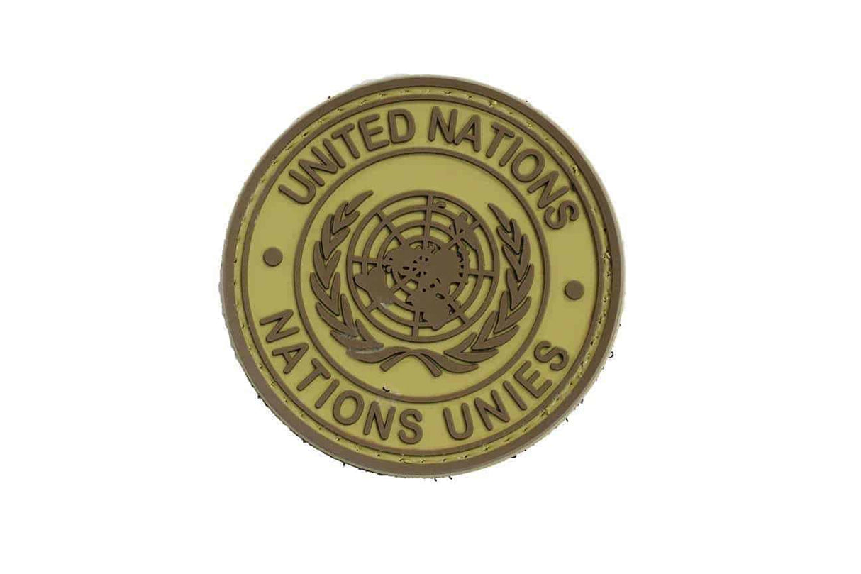 United Nations Nations Unies (TAN) Morale Patch-Socom Tactical Airsoft-Socom Tactical Airsoft