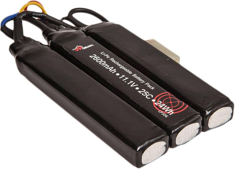Vapex 11.1V 2600mAh 25C+ LiPO Crane Stock Battery-Vapex-Socom Tactical Airsoft