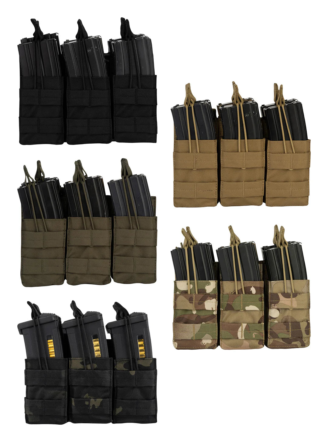 Viper Tactical Treble Duo Mag Pouch (Various Colours)-Viper Tactical-Socom Tactical Airsoft