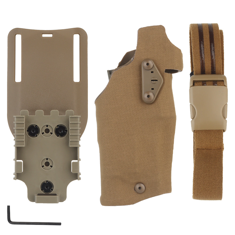WBD 6354 DO Holster - 832(Use For G17 X300 Lamp)(Various Colours)-WBD-Socom Tactical Airsoft