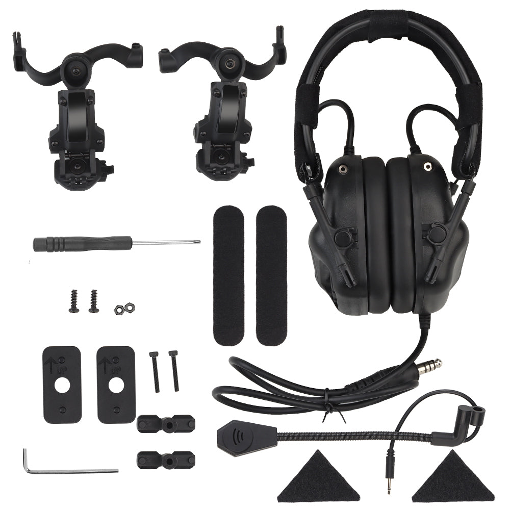 WBD Gen 5 Noise Reduction & Sound Pickup Headset (With Adapter) (Various Colours)-WBD-Socom Tactical Airsoft