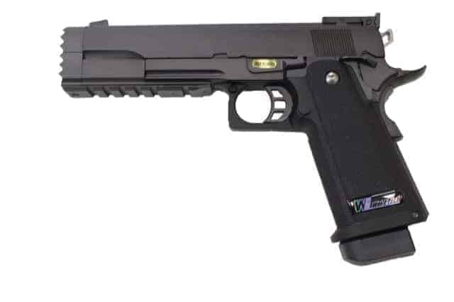WE Hi-Capa 5.2R Black Dragon Gas Blowback Pistol-WE-Socom Tactical Airsoft