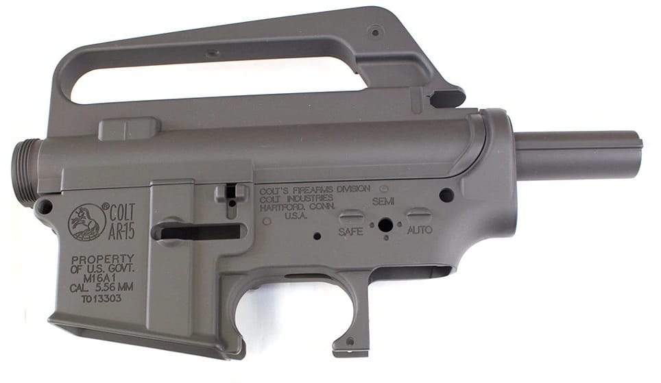 M16A1 Lower Receiver Set (with COLT markings) – Black