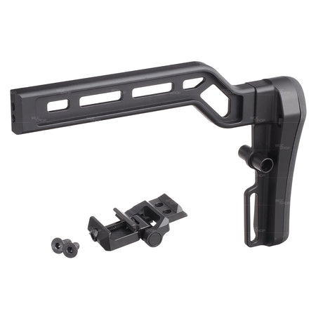 5KU Picatinny Mount Modular Folding Stock w/ Rubber Pad-Socom Tactical Airsoft