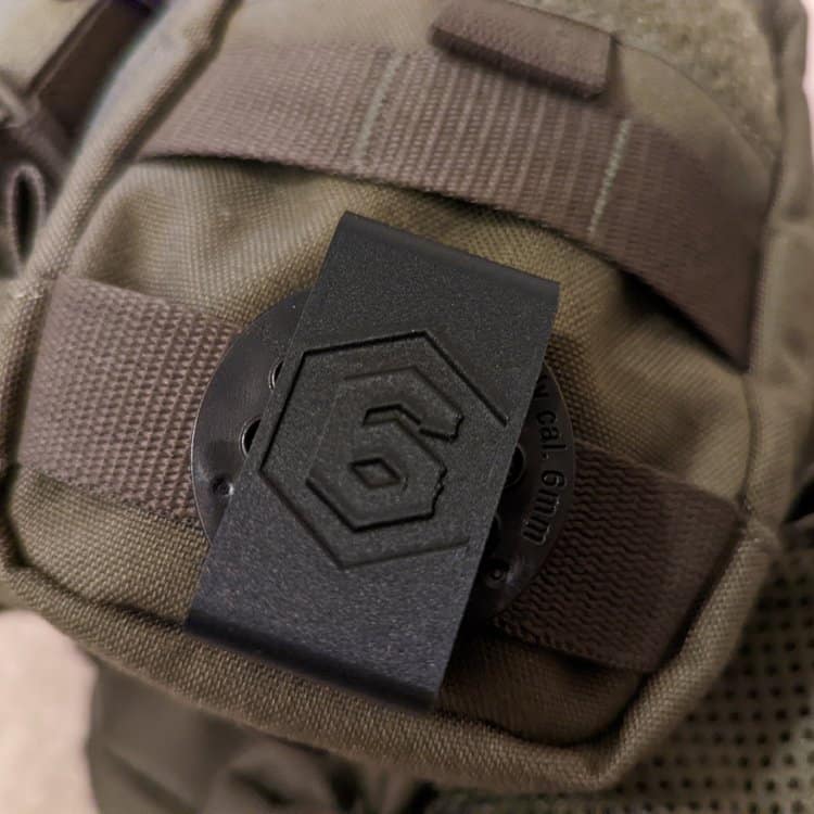 6 Shooters H8R Molle Disk Holder x2 (Single)