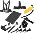8 in 1 Chest Belt + Wrist Belt + Head Strap + Floating Bobber Mo