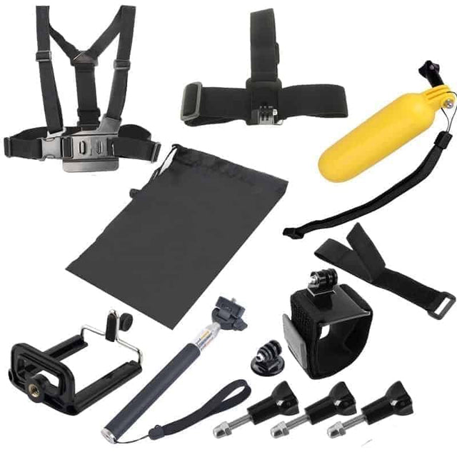 8 in 1 Chest Belt + Wrist Belt + Head Strap + Floating Bobber Mo