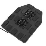 Novritsch Active Vented Plate showing its two built-in fans