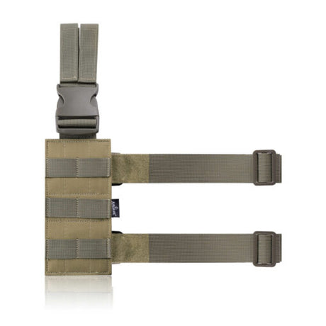 Amomax Fabric Molle Drop Leg Plate - FDE