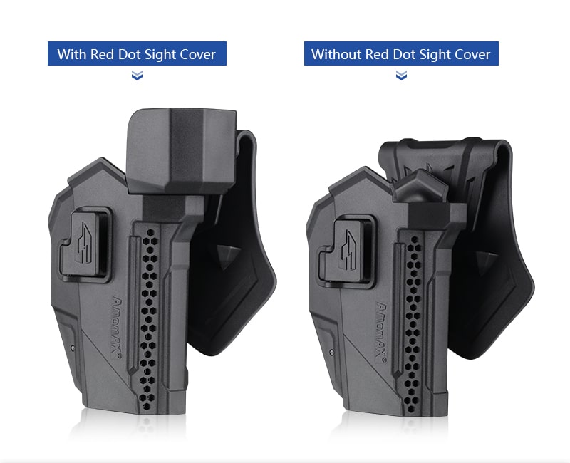 Amomax Tactical Holster with RDS Fits Glock