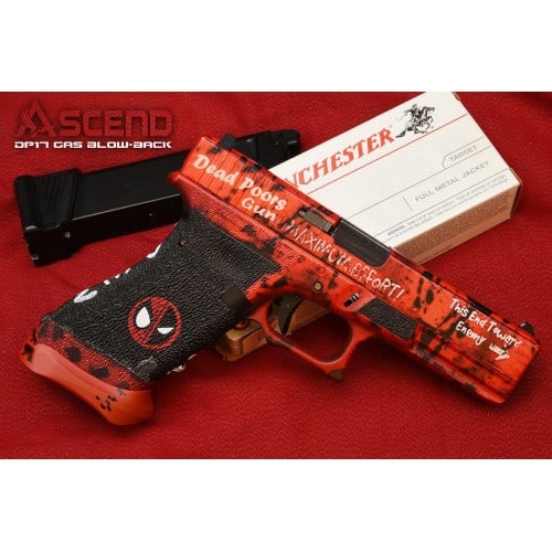 Ascend DP17 Deadpool G17 GBB Pistol (Black Trigger)