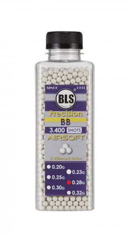 BLS 0.28g Bottle 3400 Round Supreme Grade Airsoft BB's