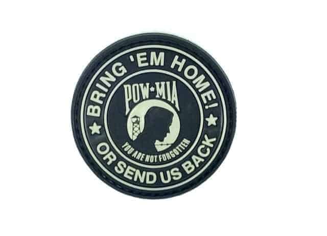 Bring 'em home, or send us back patch (Black)