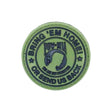 Bring 'em Home, or Send Us Back Patch (Green)-Socom Tactical Airsoft