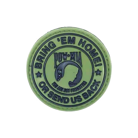 Bring 'em Home, or Send Us Back Patch (Green)-Socom Tactical Airsoft