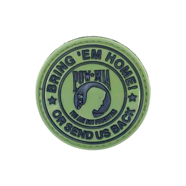 Bring 'em Home, or Send Us Back Patch (Green)-Socom Tactical Airsoft