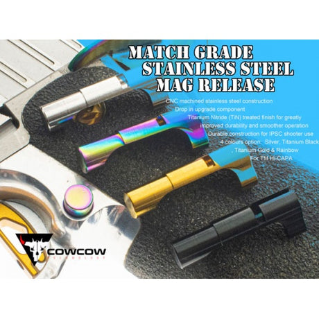 COW COW Hi-capa Magazine release (Various Colours)-Socom Tactical Airsoft