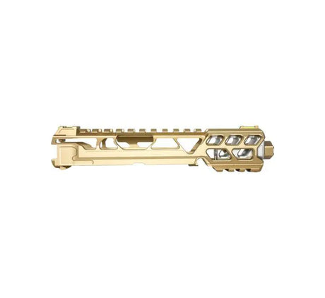 CTMA FUKU-2 CNC Aluminium Upper Slide Set - (Short) CUTOUT GOLD/SILVER
