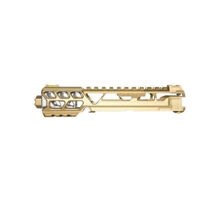 CTMA FUKU-2 CNC Aluminium Upper Slide Set - (Short) CUTOUT GOLD/SILVER