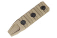 Castellan 5 Slot URX rail panel for Keymod - Dark Earth