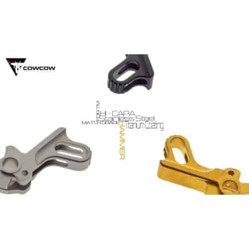 Cow Cow Hi-Capa Match Grade Stainless Steel Hammer - Black