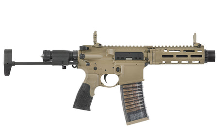 Cyma X EMG Daniel Defense DDM4 PDW GBBR - Tan