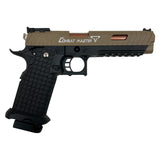 E&C Hi-Capa 5.1 TTI GBB Pistol - Tan Slide/Black Frame