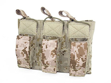 Emerson 5.56 and Pistol Triple Open Top Magazine Pouch