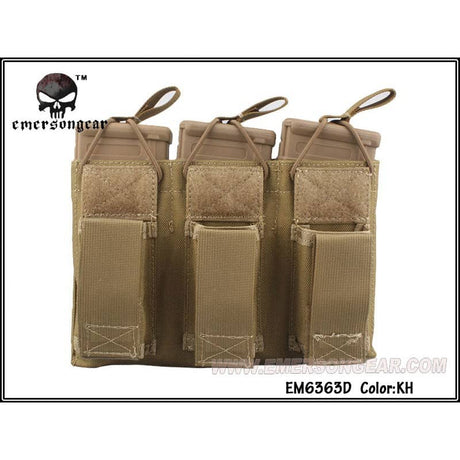 Emerson 5.56 and Pistol Triple Open Top Magazine Pouch