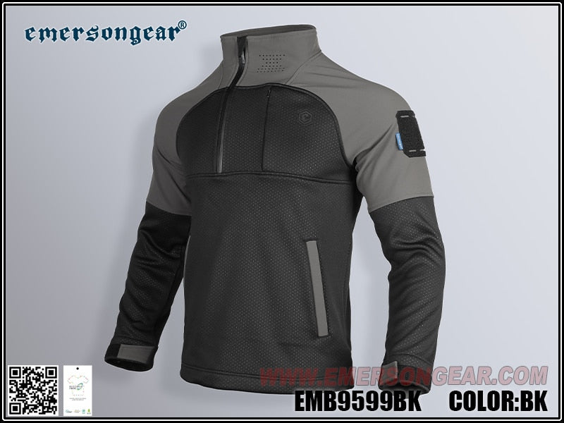 Emerson Blue Label Rhinoceros Breathable Top – Black