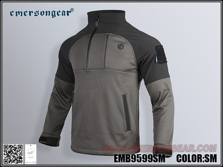 Emerson Blue Label Rhinoceros Breathable Top – Grey