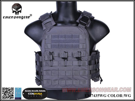 Emerson Gear Navy Cage Style Tactical Vest - Wolf Grey