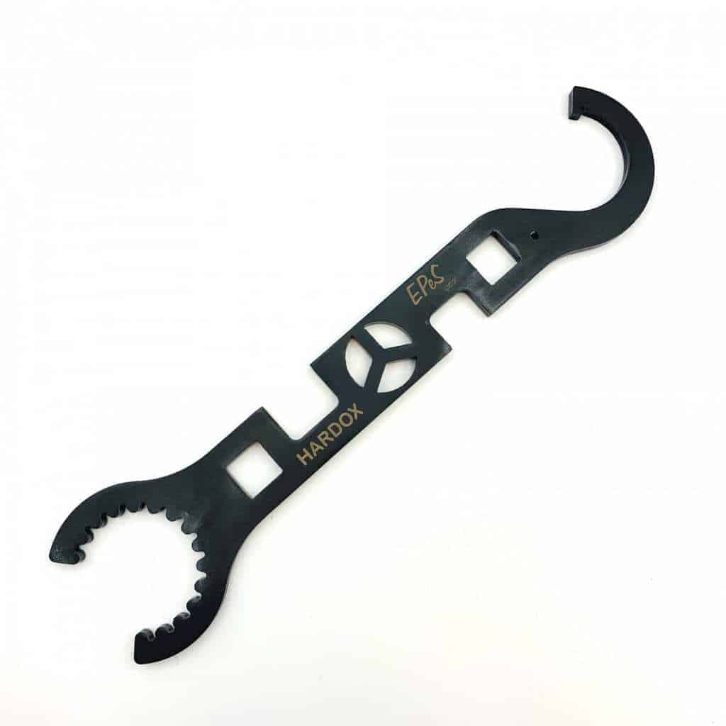 Epes Hardox AR15 Multi tool and barrel wrench - blackening