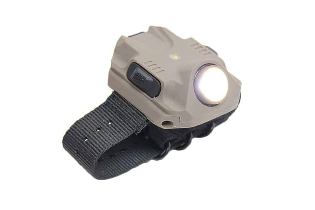 FMA Nylon Wrist light with USB charger - DE