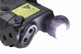 FMA PEQ LA5 LED White Light + Red Laser With IR Black
