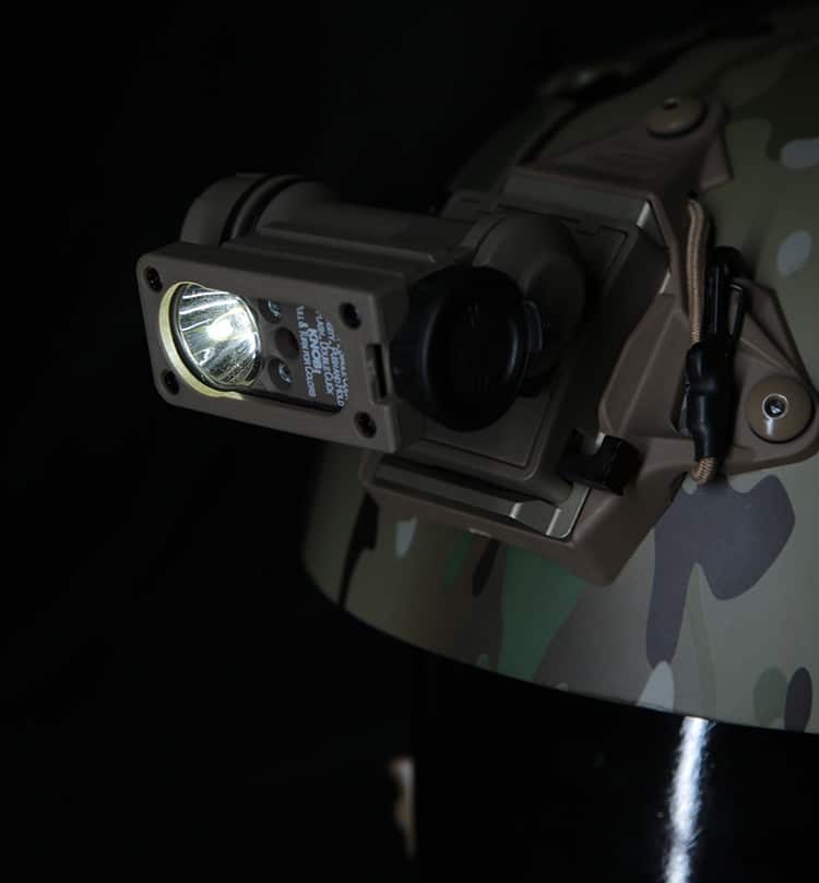 FMA Rattler Compact II Hands Free Light Black / Dark Earth