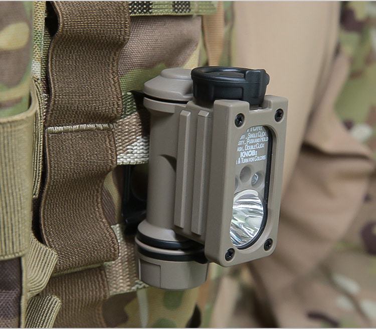 FMA Rattler Compact II Hands Free Light Black / Dark Earth