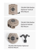 FMA Rattler Stalk Helmet Light System - Dark Earth