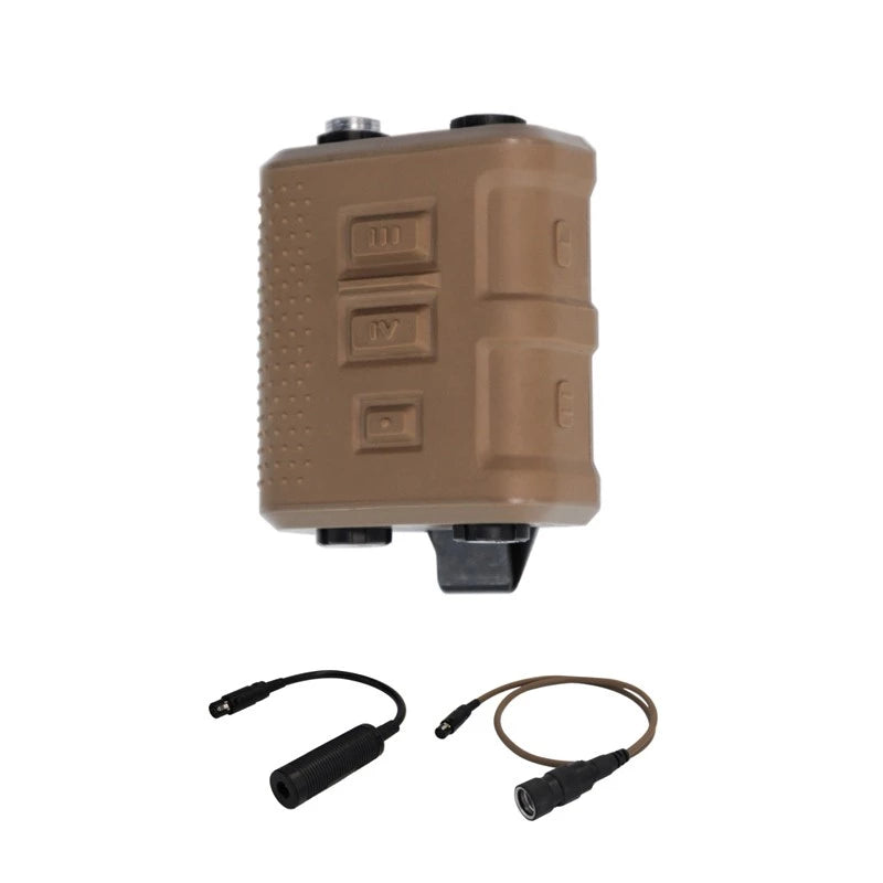 FMA V60 Triple Comms PTT For Comtac Headset (Dark Earth)