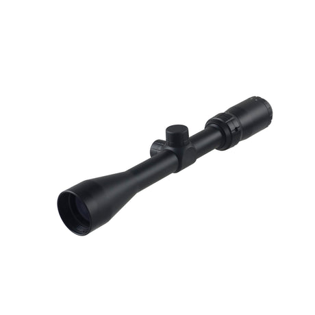 GHT 3-9x40 rifle scope side view with 40mm objective lens