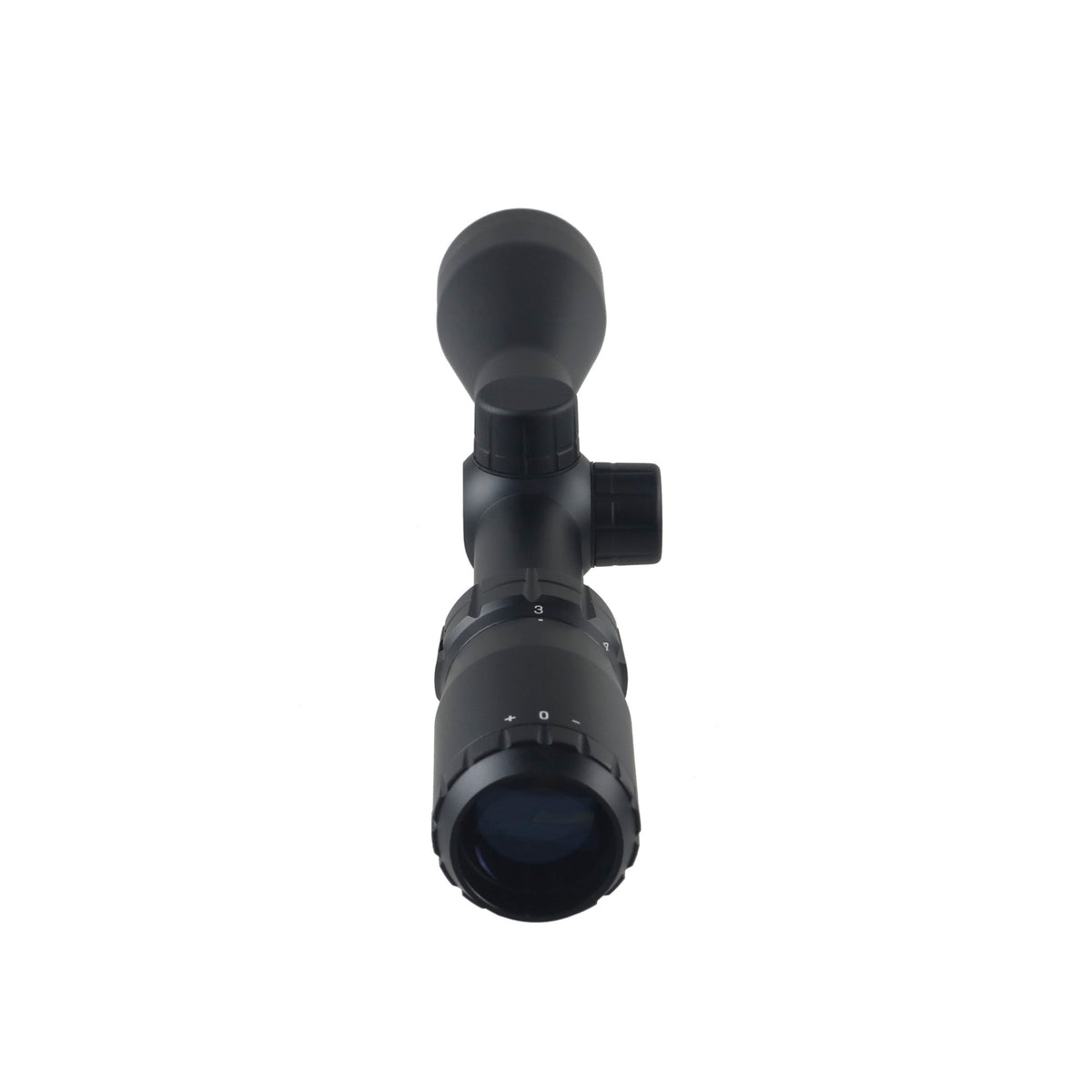 GHT 3-9x40 scope windage and elevation turrets, 1/4 MOA clicks