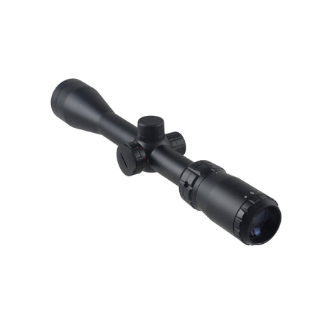 GHT 3-9x40EG illuminated rifle scope with red and green reticle