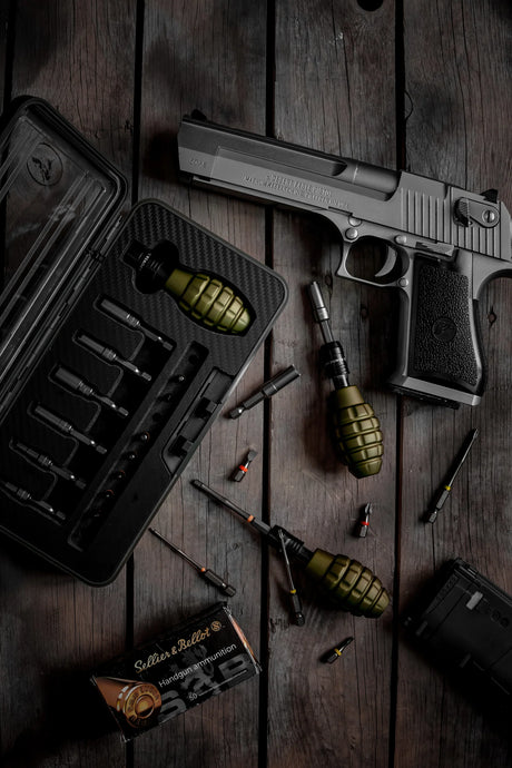 GPT 17-Piece Grenade-Style Airsoft Valve Tool Kit-Socom Tactical Airsoft