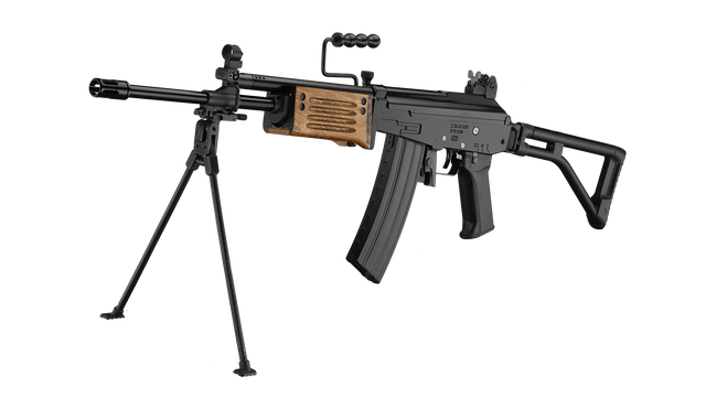 ICS Galil TOD ARM Folding Stock with Wood style Grips