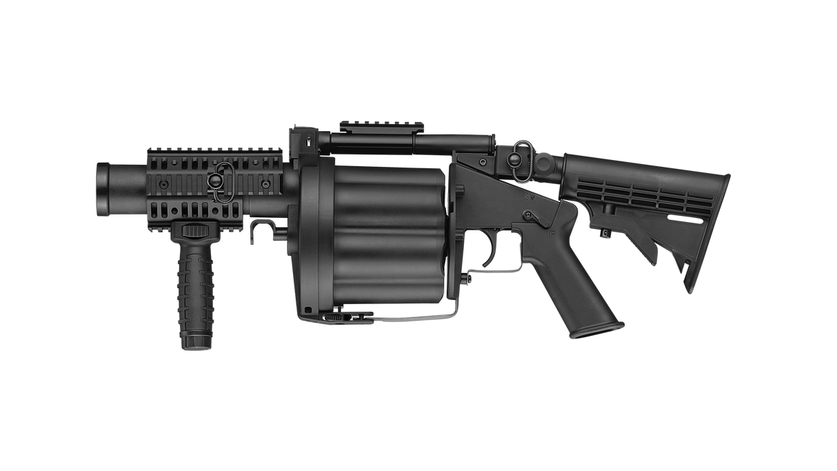 ICS MGL Retractable Stock Multiple Grenade Launcher