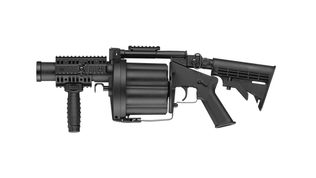 ICS MGL Retractable Stock Multiple Grenade Launcher