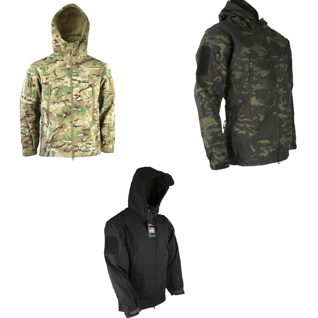 Kombat Patriot Soft Shell Jacket With Hood